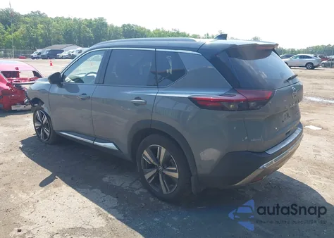 2021 Nissan Rogue Platinum Intelligent Awd из США, поврежденный, VIN JN8AT3DD4MW316499